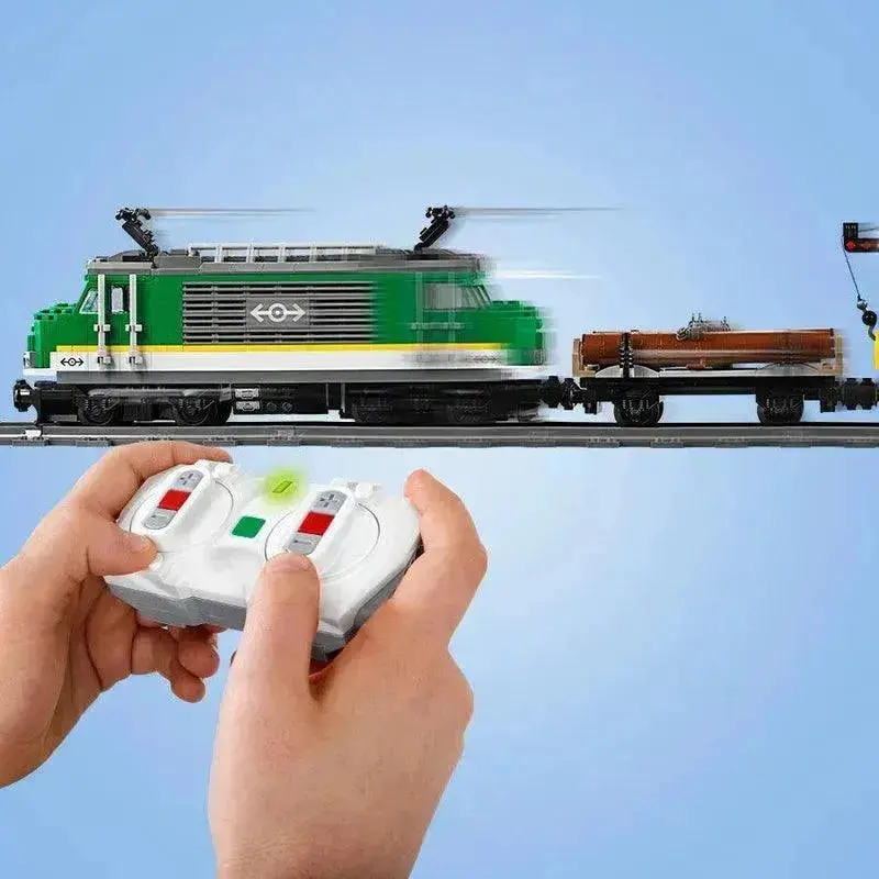 Lego Sterke City Vrachttrein Met Kraan 60198 City 2