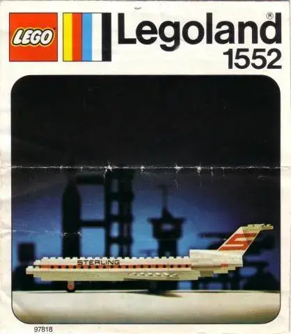 Lego Sterling Boeing 727 1552 Legoland 1