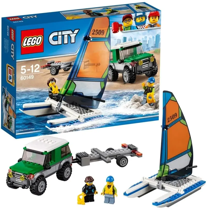Lego Stoere 4X4 Auto Met Catamaran 60149 City 1