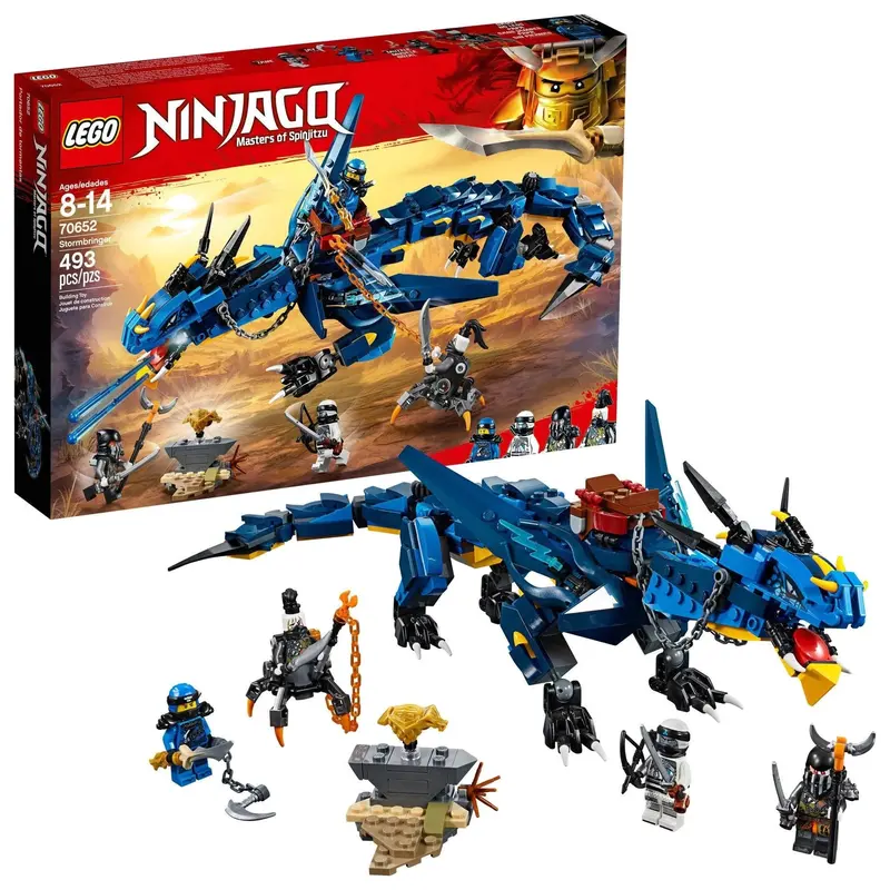 Lego Stormbringer En De Blauwe Bliksem Draak 70652 Ninjago 1