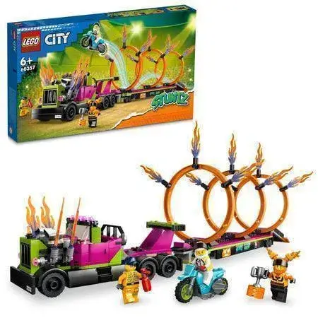 Lego Stunt Truck & Ring Of Fire Challenge 60357 City 1