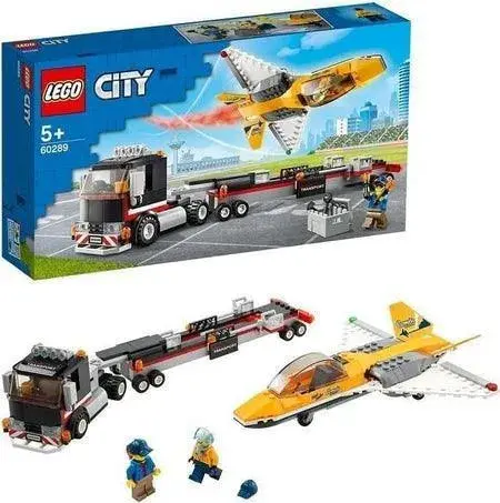 Lego Stunt Vliegtuig Transport Op De Vrachtwagen 60289 City 1