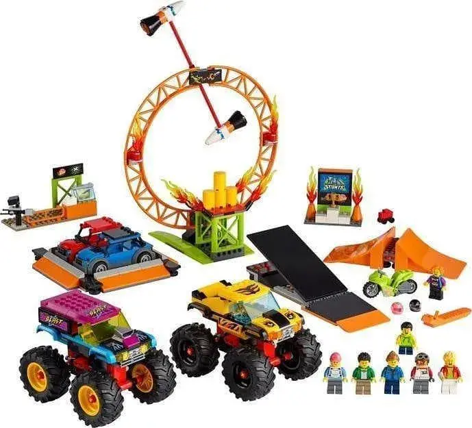 Lego Stuntshow Arena Met Vliegwiel Aangedreven Motor 60295 City Stuntz 2