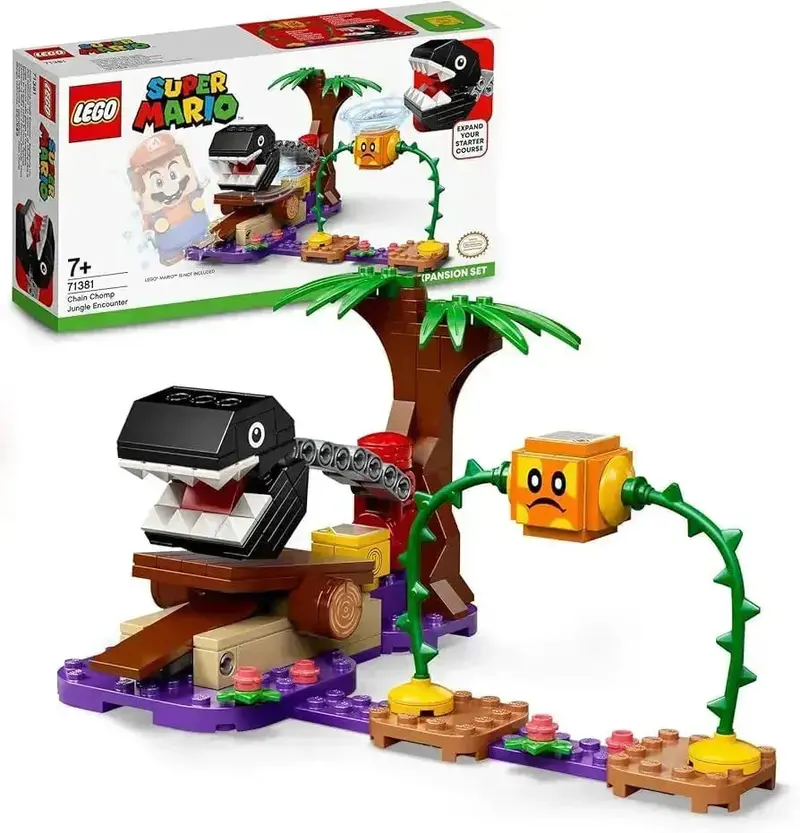 Lego Super Mario Uitbreidingsset: Chain Chomp-Junglegevecht 71381 Supermario 1