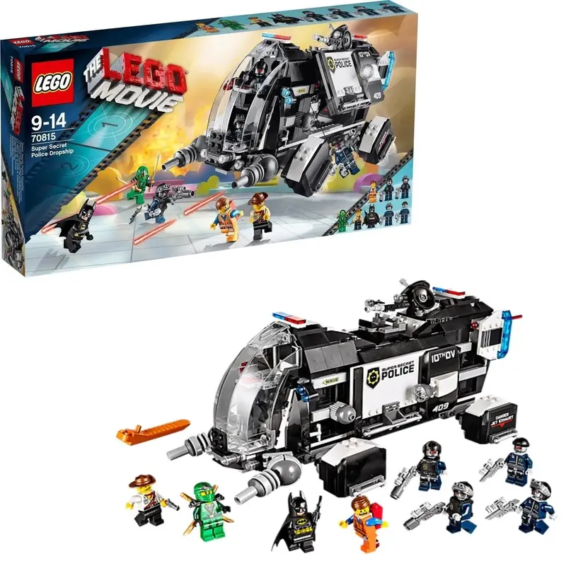 Lego Super Secret Police Dropship 70815 Movie 1