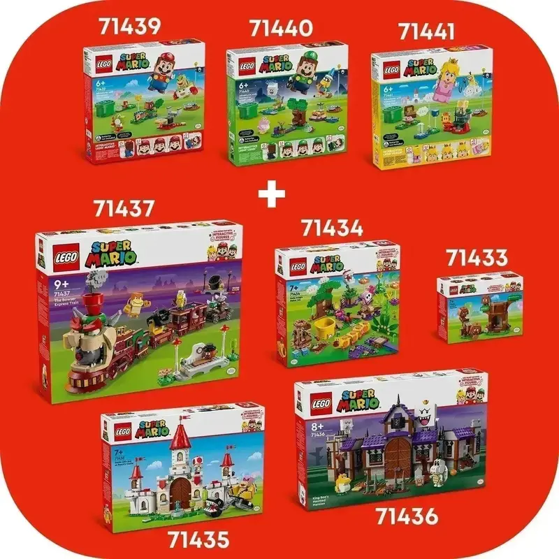 Lego Supermario Combideal: 71439, 71440, 71441, 71437, 71434, 71433, 71435 & 71436 1