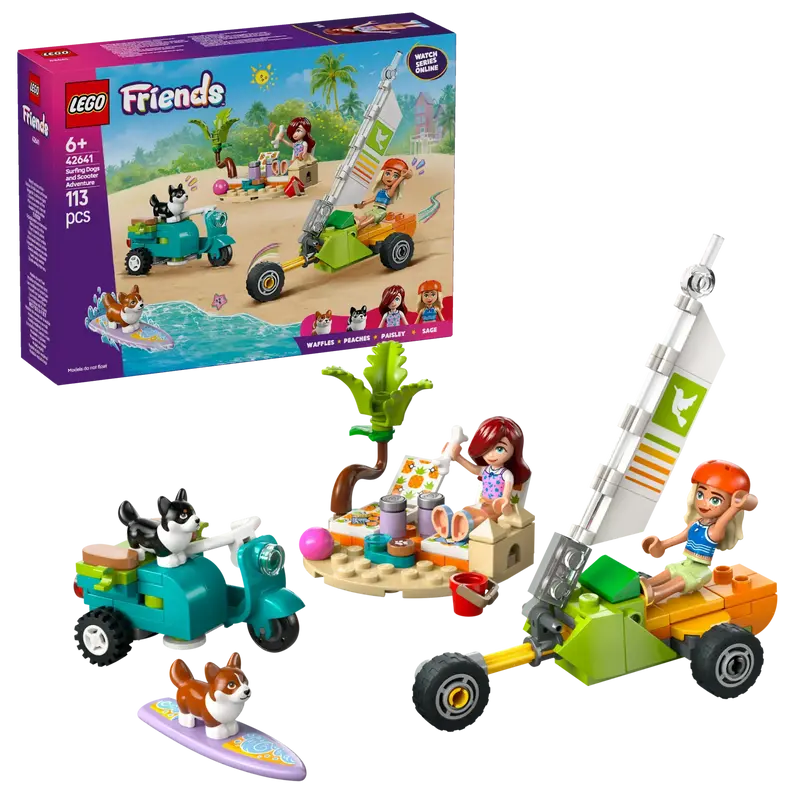 Lego Surf- En Scooterplezier Met De Hondjes 42641 Friends 1
