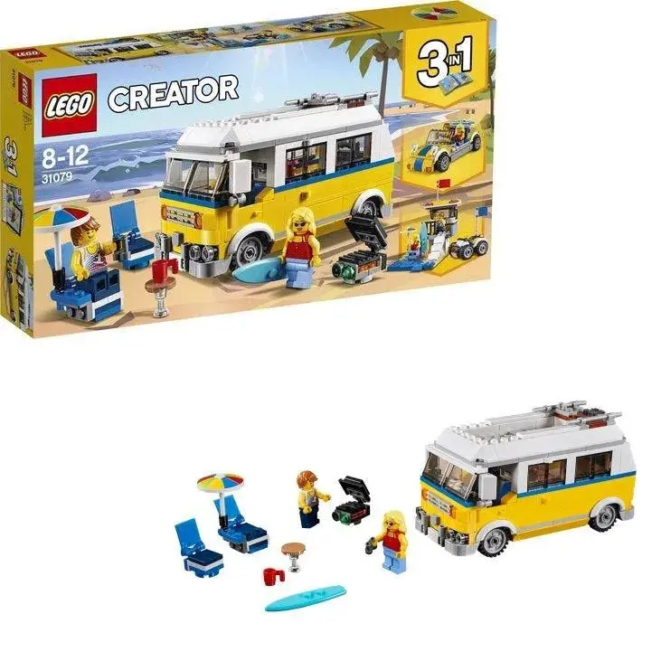 Lego Surfersbusje Camper Van Met Vakantievierder 31079 Creator 3-In-1 1