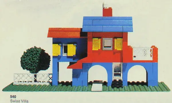 Lego Swiss Villa 540 Legoland 1
