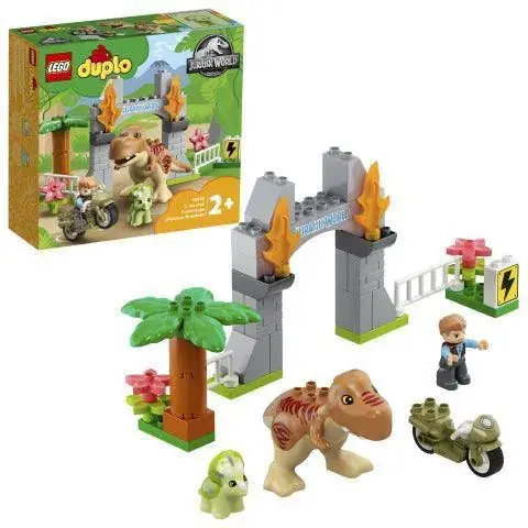 Lego T. Rex En Triceratops Dinosaurus Ontsnapping 10939 Duplo 1