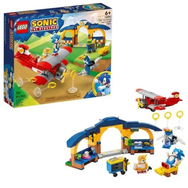 Lego Tails' Tornadovlieger Met Werkplaats 76991 Sonic 1