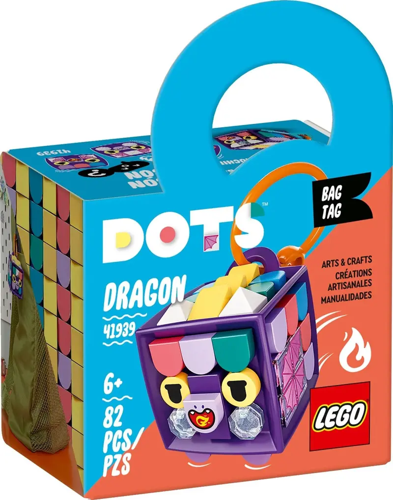 Lego Tassenhanger Draak 41939 Dots 2