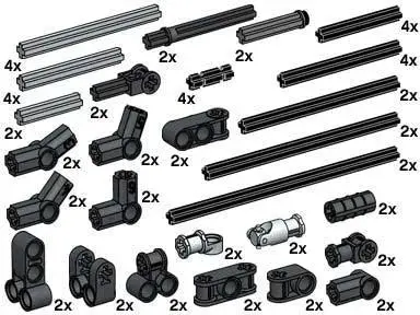Lego Technic Cross Axles 10074 Bulk Bricks 1