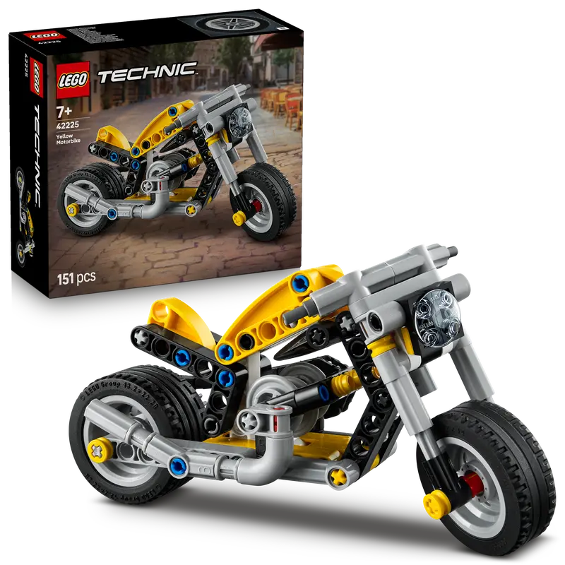 Lego Technic Gele Motor – Voertuig Bouwpakket Met Speelgoed Voor Kinderen Met 3-Cilindermotor – Stem Verjaardagsadeau Voor Jongens Vanaf 7 Jaar En Liefhebbers Van Techniek – 42225 1