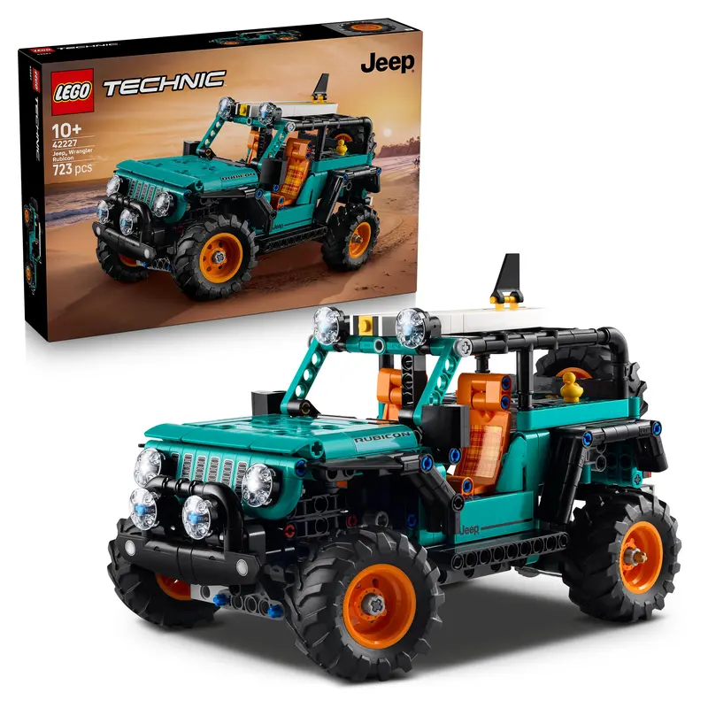 Lego Technic Jeep Wrangler Rubicon Terreinwagen – Offroad Voertuig Bouwpakket Voor Kinderen Met V6-Motor, Sturing En Vering – Stem Verjaardagscadeau Voor Jongens En Tieners Vanaf 10 Jaar – 42227 1