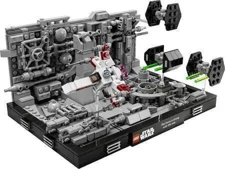 Lego The Death Star Trench Run Diorama 75329 Starwars 2