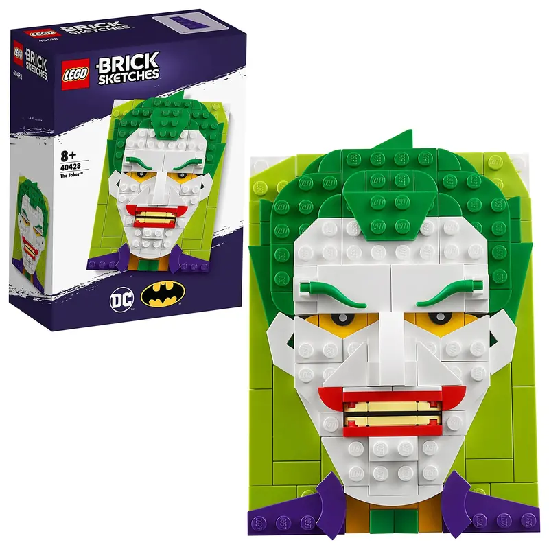 Lego The Joker Van Batman Schilderij 40428 Brick Sketches 1