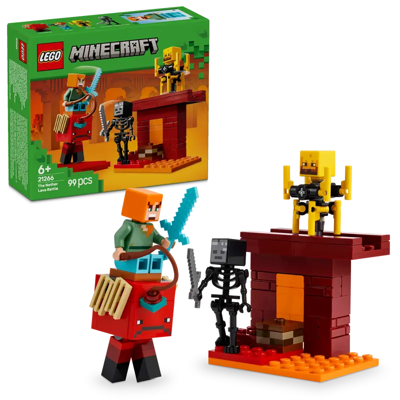 Lego The Nether Lava Battle 21266 Ninjago 1