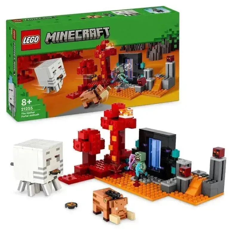 Lego The Nether Portal Ambush 21255 Minecraft 1
