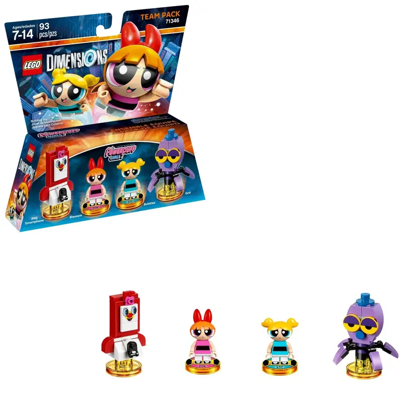 Lego The Powerpuff Girls Team Pack 71346 Dimensions 1