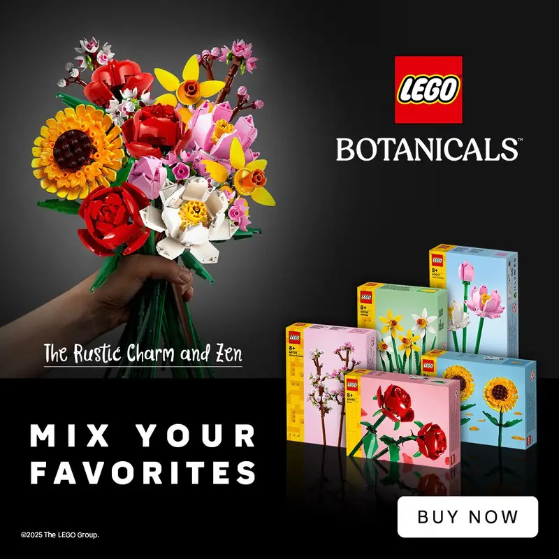 Lego "The Rustic Charm & Zen": Lego 40725, Lego 40460, Lego 40524, Lego 40747 & Lego 40647 1