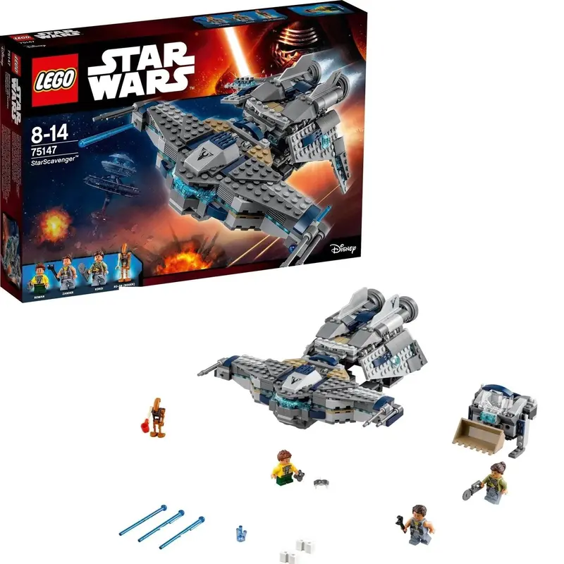 Lego The Starscavenger Met R0-Gr, Rowan En Kordi 75147 Starwars 1