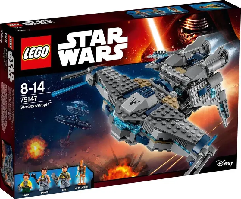 Lego The Starscavenger Met R0-Gr, Rowan En Kordi 75147 Starwars 2