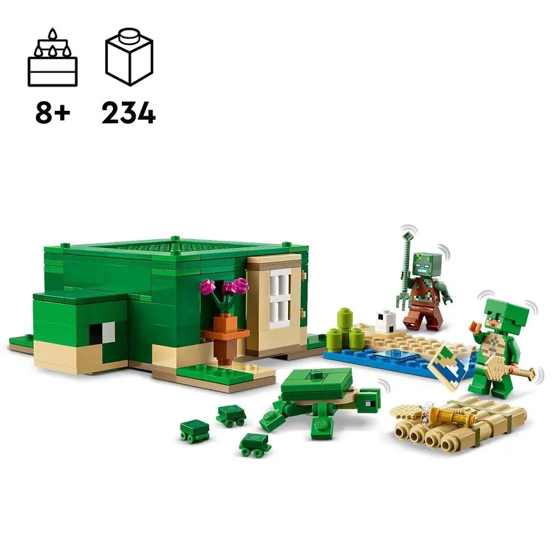 Lego The Turtle Beach House 21254 Minecraft 2