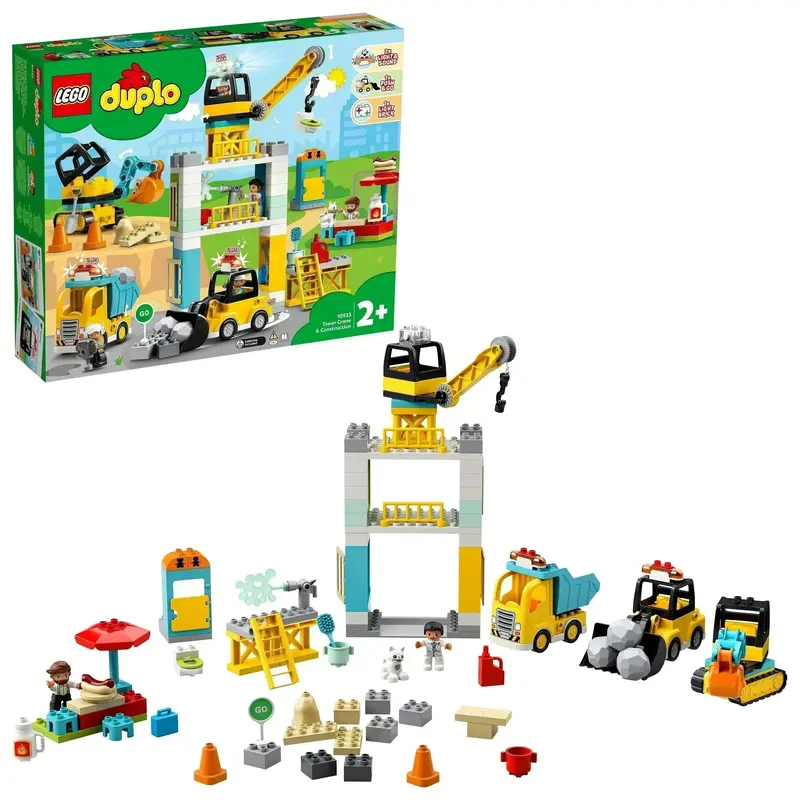 Lego Torenkraan & Bouwterrein 10933 Duplo 1