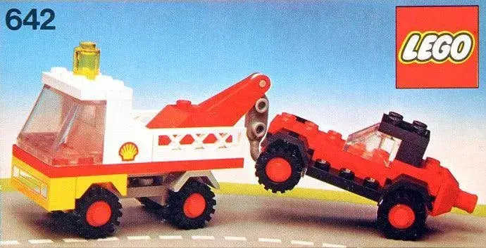 Lego Tow Truck And Car 642 Town 1