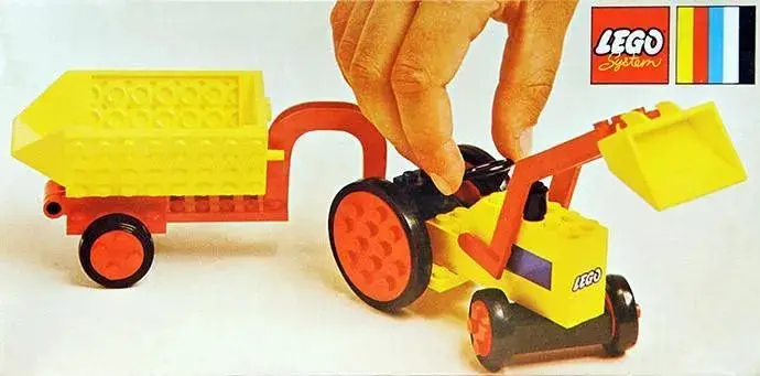 Lego Tractor 378 Legoland 1