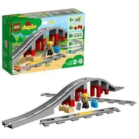 Lego Train Bridge And Tracks 10872 Duplo 1