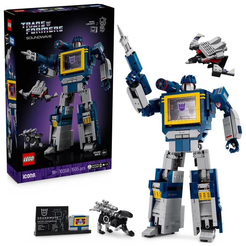 Lego Transformers: Soundwave 10358 Icons (Pre-Order: 1 Oktober) 1