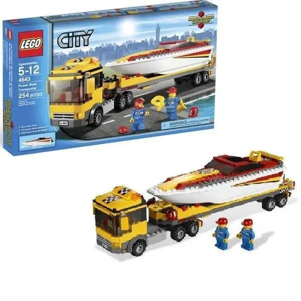 Lego Transport Van De Powerboat 4643 City 1