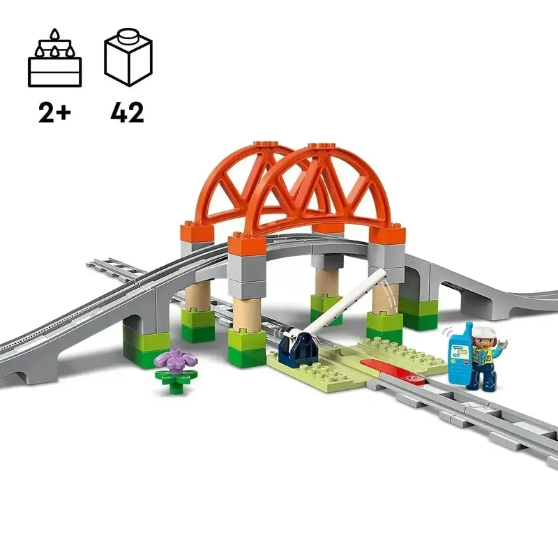 Lego Treinbrug En Spooruitbreidingsset 10426 Duplo 2