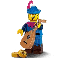 Lego Troubadour (1 Stuk) Minifguren Serie 22 71032-3 1