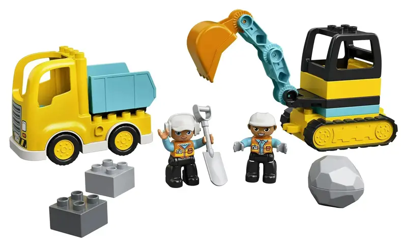 Lego Truck & Graafmachine Met Rupsbanden 10931 Duplo 2