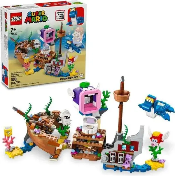 Lego Uitbreidingsset: Dorries Gezonken Scheepswrak 71432 Supermario 1