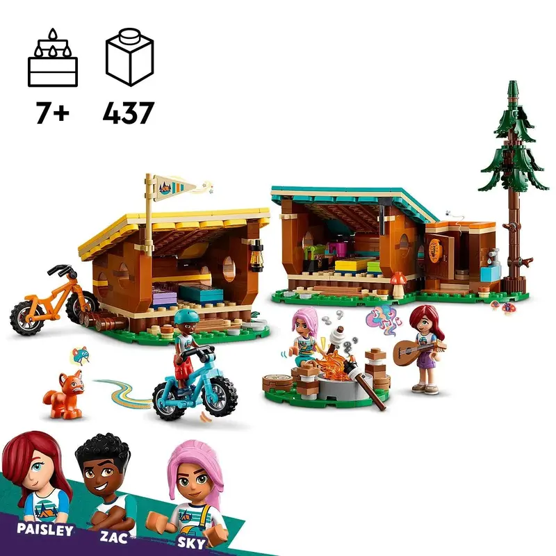 Lego Vakantie Kamp Knusse Hutten 42624 Friends 2