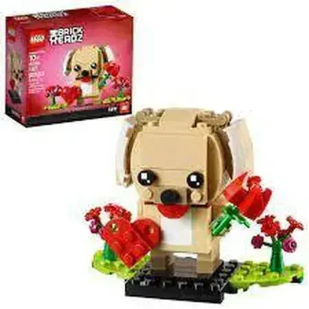 Lego Valentine's Puppy 40349 Brickheadz 1