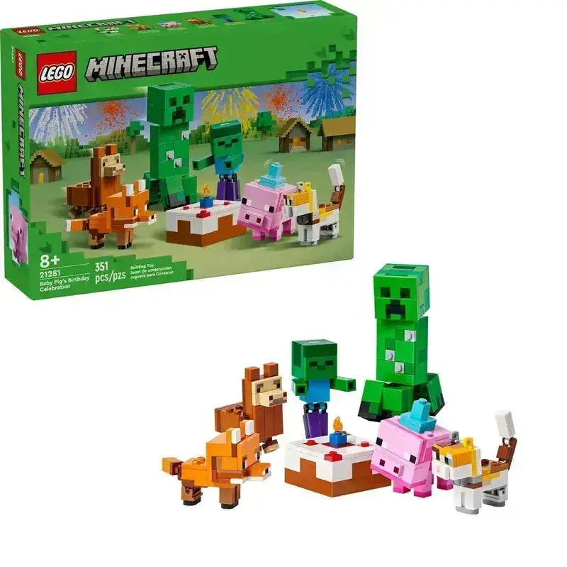 Lego Verjaardag Van Het Biggetje: Vier Het Feest Met Minecraft 21281 Minecraft 1