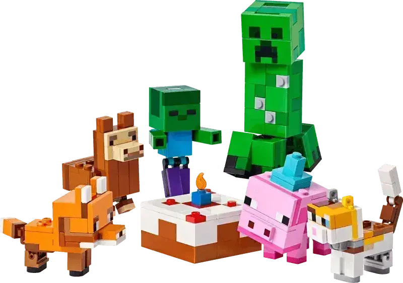 Lego Verjaardag Van Het Biggetje: Vier Het Feest Met Minecraft 21281 Minecraft 2