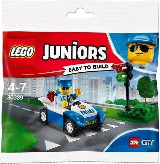 Lego Verkeerslichtcontrole Met Politie En Politie Auto 30339 Juniors 2