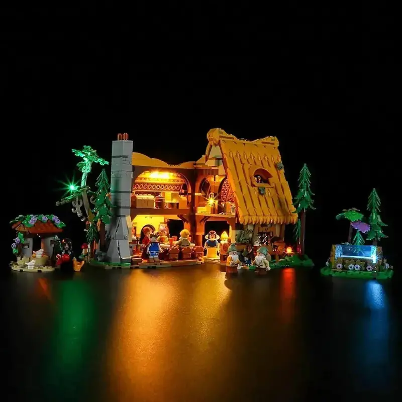 Lego Verlichting Voor Huisje Van Sneeuwwitje En De Zeven Dwergen 43242 Disney 1