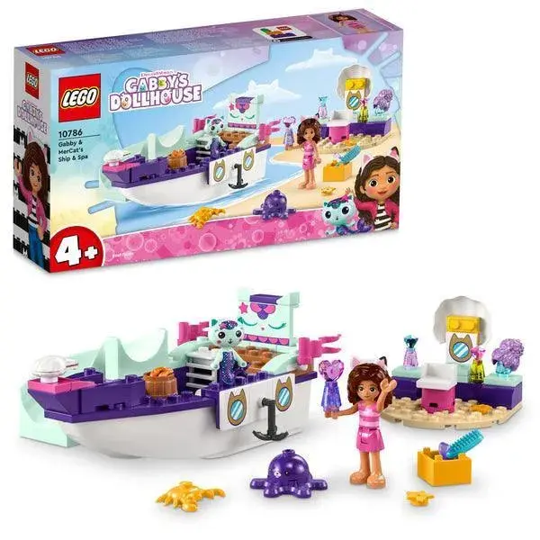 Lego Vertroetelschip Van Gabby En Meerminkat 10786 Gabby's Dollhouse 1