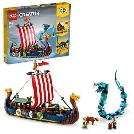 Lego Viking Schip Met Midgard Slang 31132 Creator 1