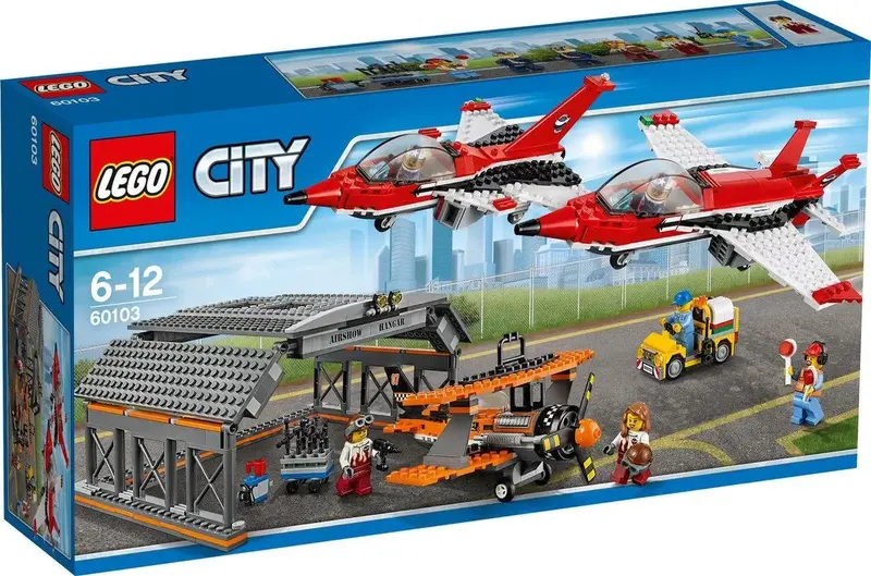 Lego Vliegveld Luchtacrobatiek Show 60103 City 2