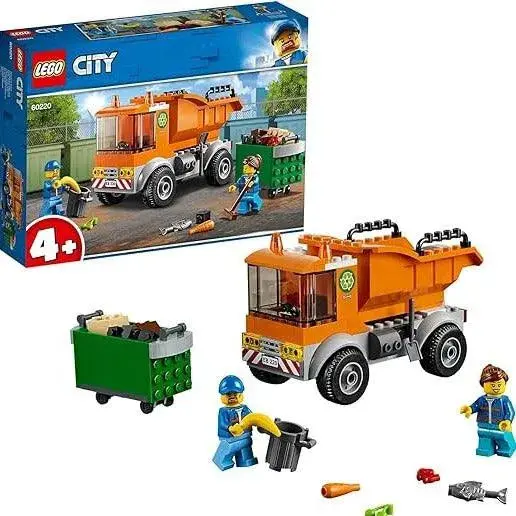 Lego Voertuigen Vuilniswagen Met Personeel 60220 City 1