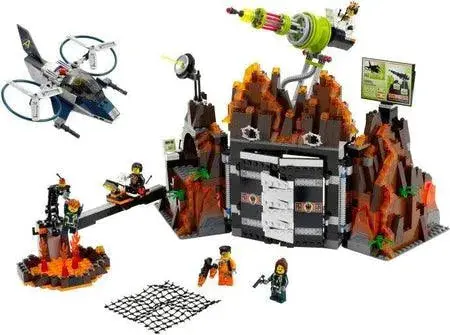 Lego Volcano Base 8637 Agents 1