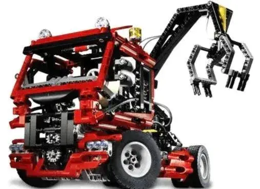 Lego Vrachtwagen Met Kraan 8436 Technic 1